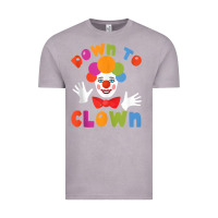 Vintage Zinc down to clown funny circus tank top Vintage Tee - linhVisuals