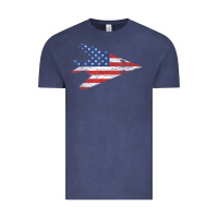 Vintage Denim f 117 stealth nighthawk aircraft american flag f117 t shirt Vintage Tee - linhVisuals