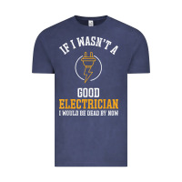 Vintage Denim electrician gifts for men & funny electrical design t shirt Vintage Tee - linhVisuals