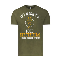 Vintage Olive electrician gifts for men & funny electrical design t shirt Vintage Tee - linhVisuals