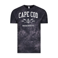 Cloud Black cape cod ma vintage crossed oars & boat anchor sports sweatshirt Vintage Tee - linhVisuals