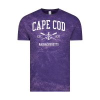 Cloud Purple cape cod ma vintage crossed oars & boat anchor sports sweatshirt Vintage Tee - linhVisuals