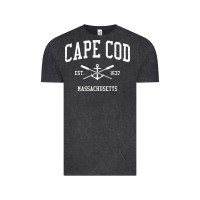 Vintage Black cape cod ma vintage crossed oars & boat anchor sports sweatshirt Vintage Tee - linhVisuals