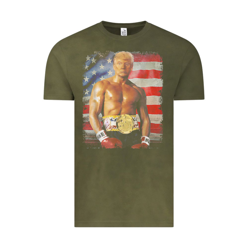Funny Boxer Trump Trump Rocky Meme T Shirt Vintage Tee by linhVisuals | Teevron