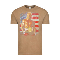 Vintage Coffee funny boxer trump trump rocky meme t shirt Vintage Tee - linhVisuals