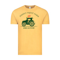 Vintage Mustard diddly squat farm green, tractor tee for farmer t shirt Vintage Tee - linhVisuals
