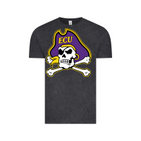 Vintage Black The east carolina pirates Vintage Tee - linhVisuals