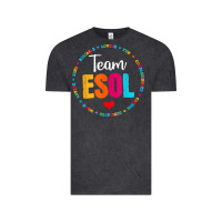 Vintage Black back to school teachers crew students   team esol teacher t shirt Vintage Tee - linhVisuals