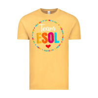 Vintage Mustard back to school teachers crew students   team esol teacher t shirt Vintage Tee - linhVisuals