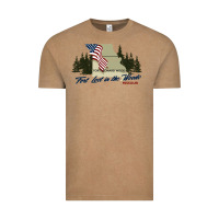 Vintage Coffee fort leonard wood fort lost in the woods missouri pullover hoodie Vintage Tee - linhVisuals