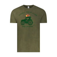 Vintage Olive diddly squat farm green, tractor tee for farmer t shirt Vintage Tee - linhVisuals