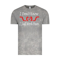 Cloud Rock i don't know i just work here     t shirt Vintage Tee - linhVisuals