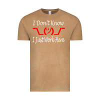 Vintage Camel i don't know i just work here     t shirt Vintage Tee - linhVisuals