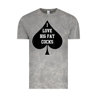 Cloud Rock i love big fat cocks queen of spades t shirt Vintage Tee - linhVisuals