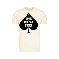 Vintage Arctic i love big fat cocks queen of spades t shirt Vintage Tee - linhVisuals