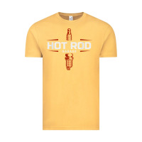 Vintage Mustard hot rod garage custom retro classic car spark plug t shirt Vintage Tee - linhVisuals
