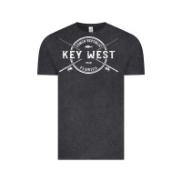 Vintage Black key west fl vintage crossed fishing rods t shirt Vintage Tee - linhVisuals