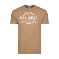 Vintage Coffee key west fl vintage crossed fishing rods t shirt Vintage Tee - linhVisuals