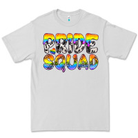 Dove Grey Western LGBTQ+ Pride Squad Premium Tee - BundleAndBundleShop