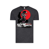 Vintage Black jdm nsx car tuning japan samurai drift import pullover hoodie Vintage Tee - linhVisuals