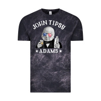 Cloud Black john tipsy adams president john quincy adams 4th of july t shirt Vintage Tee - linhVisuals