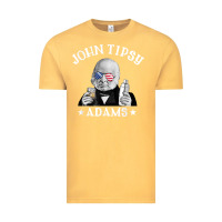 Vintage Mustard john tipsy adams president john quincy adams 4th of july t shirt Vintage Tee - linhVisuals