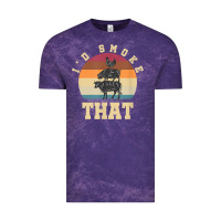 Cloud Purple id smoke that funny smoked pork meat lover bbq gift barbecue t shirt Vintage Tee - linhVisuals