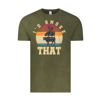 Id Smoke That Funny Smoked Pork Meat Lover Bbq Gift Barbecue T Shirt Vintage Tee | Teevron