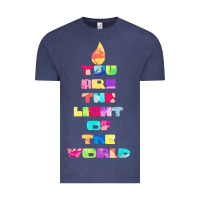Vintage Denim light of the world godspell inspired musical theater t shirt Vintage Tee - linhVisuals
