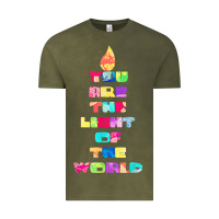 Vintage Olive light of the world godspell inspired musical theater t shirt Vintage Tee - linhVisuals