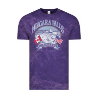 Cloud Purple americana niagara falls scene canada america flags sweatshirt Vintage Tee - linhVisuals