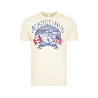 Vintage Arctic americana niagara falls scene canada america flags sweatshirt Vintage Tee - linhVisuals