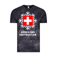Cloud Black après ski instructor sweatshirt Vintage Tee - linhVisuals