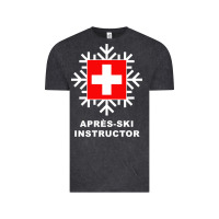 Vintage Black après ski instructor sweatshirt Vintage Tee - linhVisuals