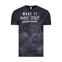 Cloud Black make it make sense funny catchphrase t shirt Vintage Tee - linhVisuals