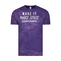 Cloud Purple make it make sense funny catchphrase t shirt Vintage Tee - linhVisuals