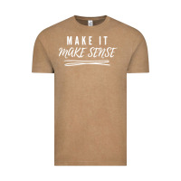 Vintage Coffee make it make sense funny catchphrase t shirt Vintage Tee - linhVisuals