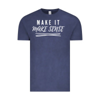 Vintage Denim make it make sense funny catchphrase t shirt Vintage Tee - linhVisuals