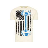 Vintage Arctic american flag gym and fitness  weight lifting gift t shirt Vintage Tee - linhVisuals