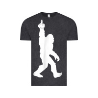 Funny Bigfoot Middle Finger For Squatch Believers T Shirt Vintage Tee | Teevron