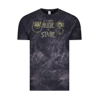 Cloud Black it's very rude to stare labyrinth door knocker tank top Vintage Tee - linhVisuals