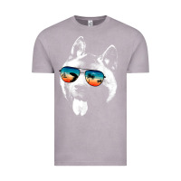 Vintage Zinc american akita shirts with glasses sunglasses retro style t shirt Vintage Tee - linhVisuals
