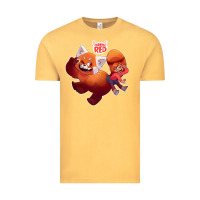 Vintage Mustard turning red Merch Vintage Tee - linhVisuals