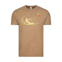 Vintage Coffee kite kiteboarding kiting kitesurfing kitesurf gift premium t shirt Vintage Tee - linhVisuals