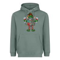 Sage I'm The wine Lover Elf Heavyweight Hoodie - CowhideDigitalArt