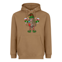Toasted Coconut I'm The wine Lover Elf Heavyweight Hoodie - CowhideDigitalArt
