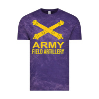 Cloud Purple army field artillery branch us usa t shirt Vintage Tee - linhVisuals