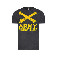Vintage Black army field artillery branch us usa t shirt Vintage Tee - linhVisuals