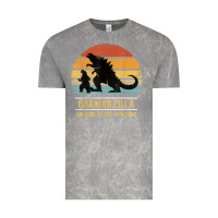 Cloud Rock mens grandpazilla grandpa of monsters retro halloween christmas t shir Vintage Tee - linhVisuals