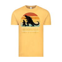 Vintage Mustard mens grandpazilla grandpa of monsters retro halloween christmas t shir Vintage Tee - linhVisuals